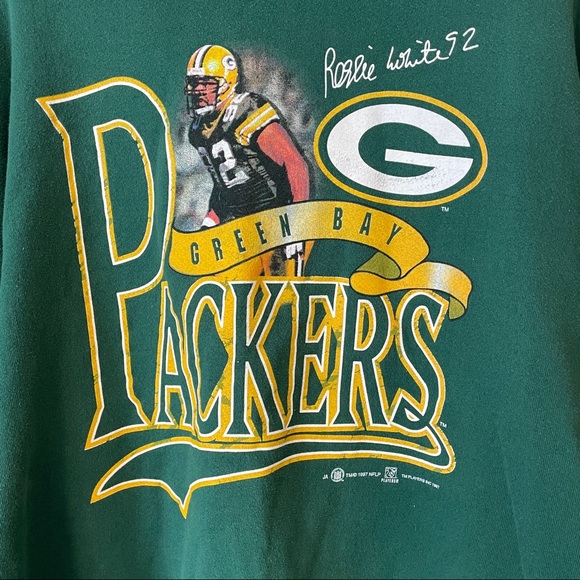 Vintage Reggie White Green Bay Packers Crewneck Sweater - Picture 2 of 6